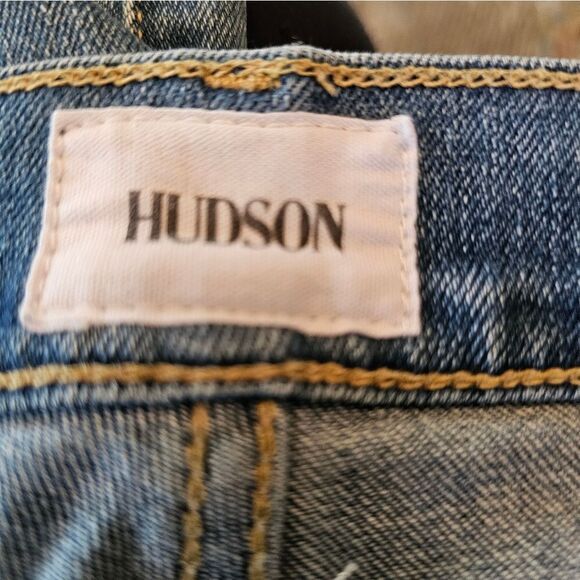 Hudson Blair Hermione jeans with raw hem,  sz 27 with 28" inseam, excellent cond - Picture 6 of 6